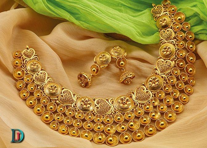 New and Latest Design of Rajasthani Desi gold kundan Necklace 