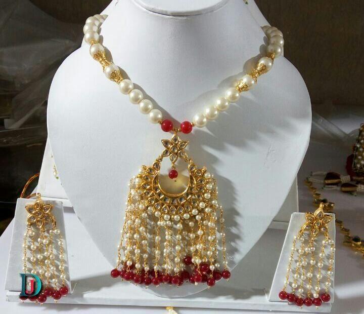 New and Latest Design of Rajasthani Desi gold kundan Necklace 