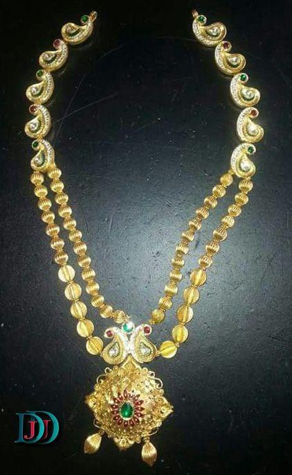 New and Latest Design of Rajasthani Desi gold kundan Necklace 