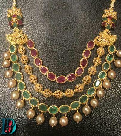 New and Latest Design of Rajasthani Desi gold kundan Necklace 