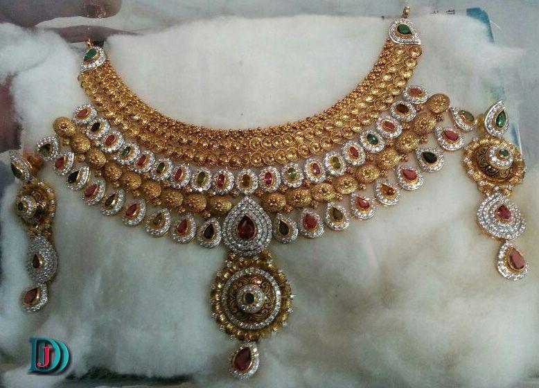 New and Latest Design of Rajasthani Desi gold kundan Necklace 