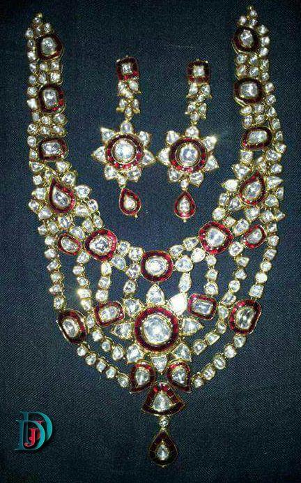 New and Latest Design of Rajasthani Desi gold kundan Necklace 