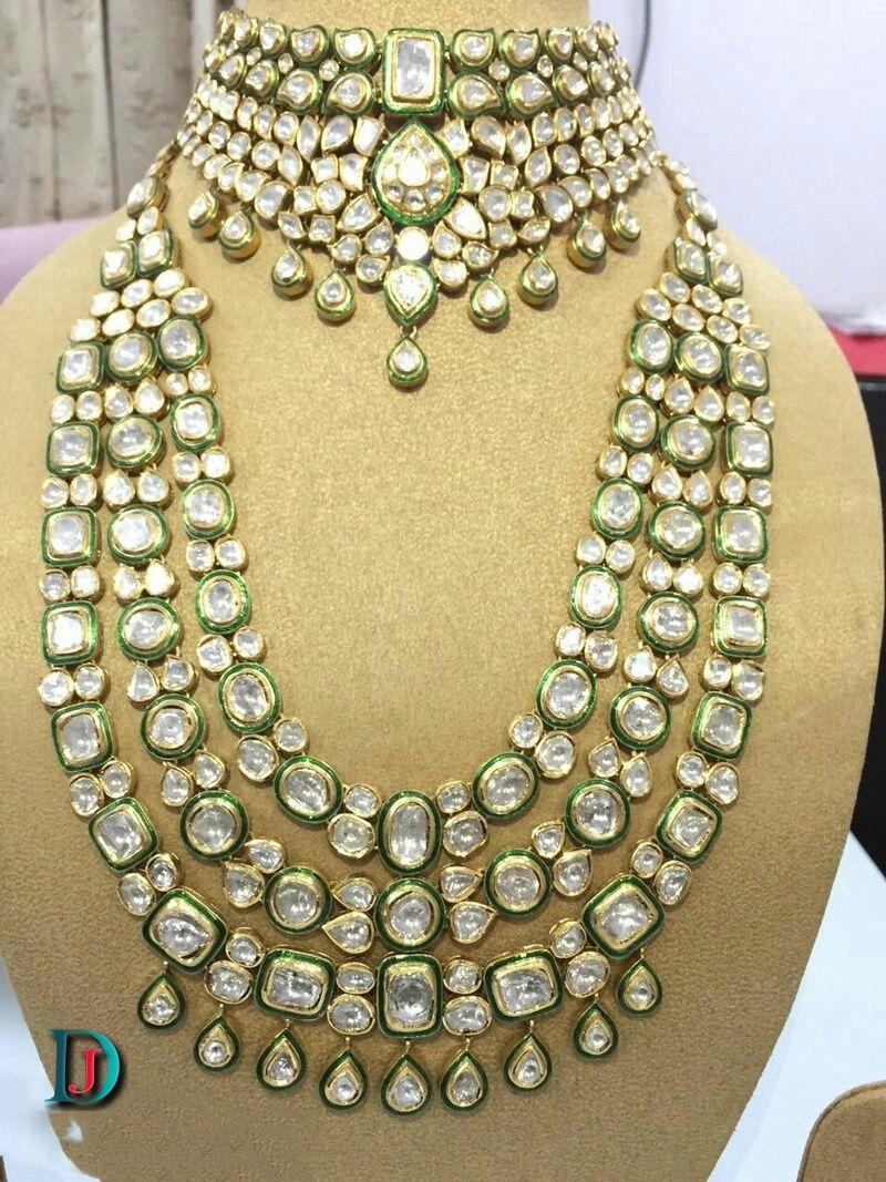 New and Latest Design of Rajasthani Desi gold kundan Necklace 