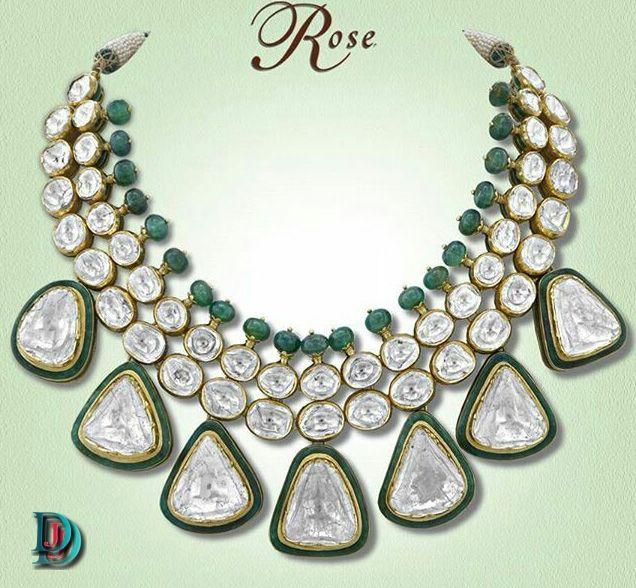 New and Latest Design of Rajasthani Desi gold kundan Necklace 