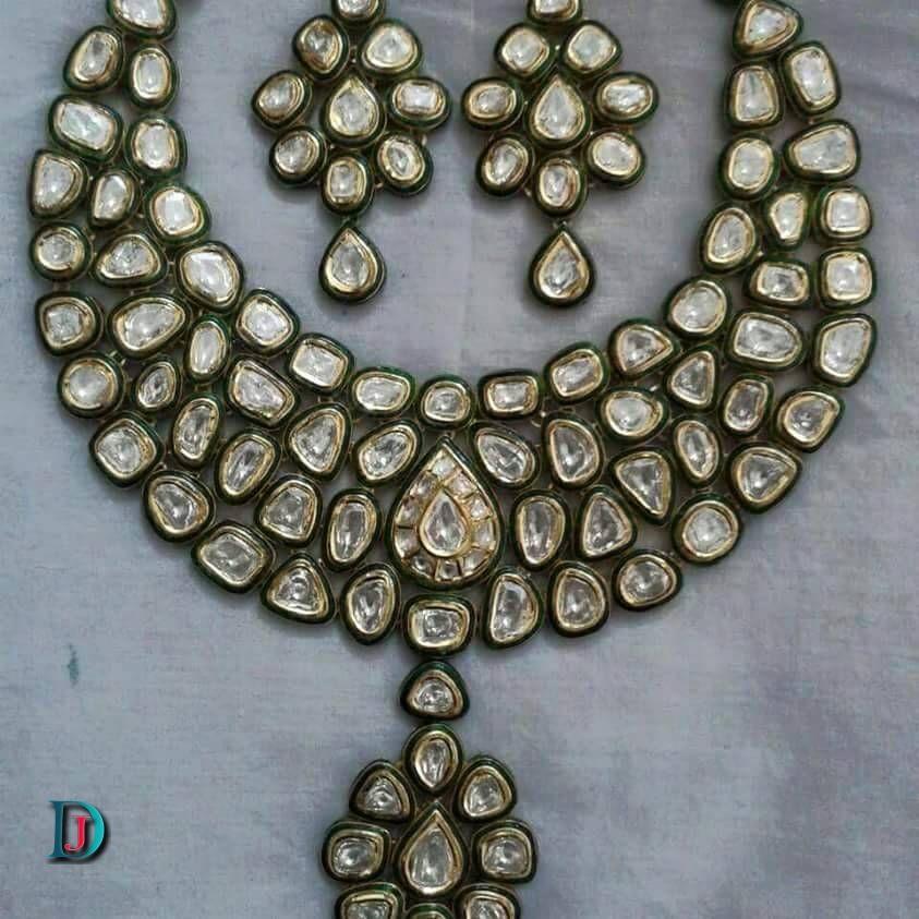 New and Latest Design of Rajasthani Desi gold kundan Necklace 