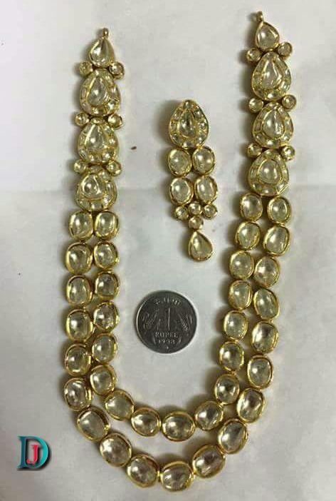 New and Latest Design of Rajasthani Desi gold kundan Necklace 