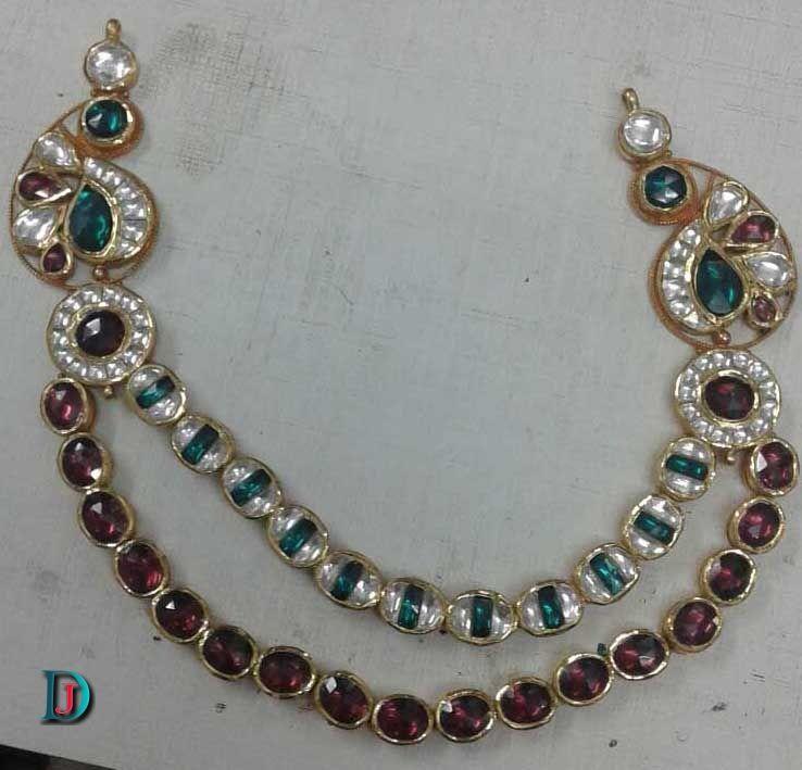 New and Latest Design of Rajasthani Desi gold kundan Necklace 