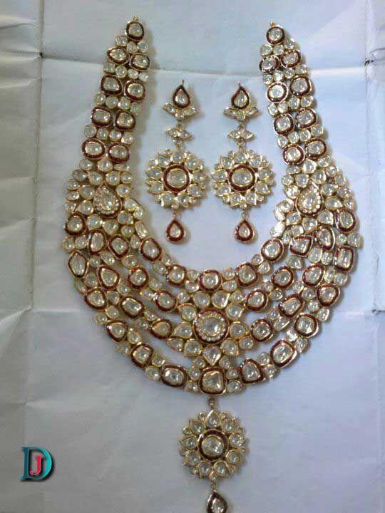 New and Latest Design of Rajasthani Desi gold kundan Necklace 