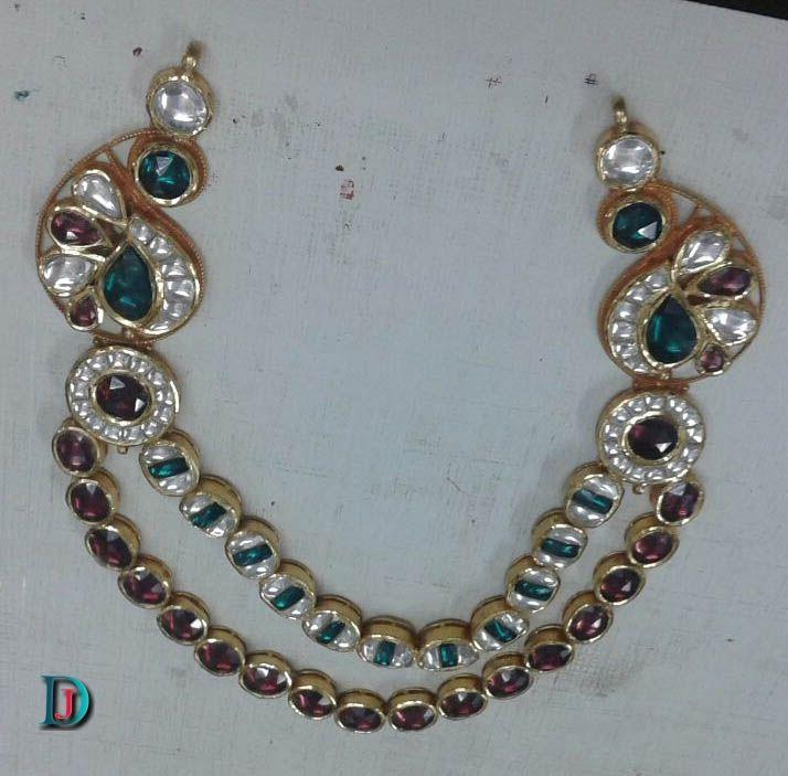 New and Latest Design of Rajasthani Desi gold kundan Necklace 