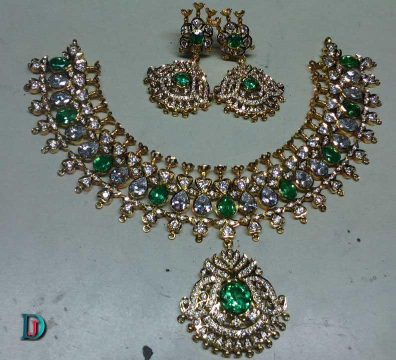 New and Latest Design of Rajasthani Desi gold kundan Necklace 