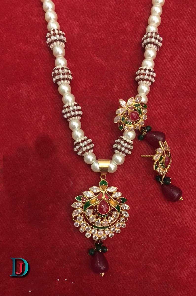 New and Latest Design of Rajasthani Desi gold kundan Necklace 