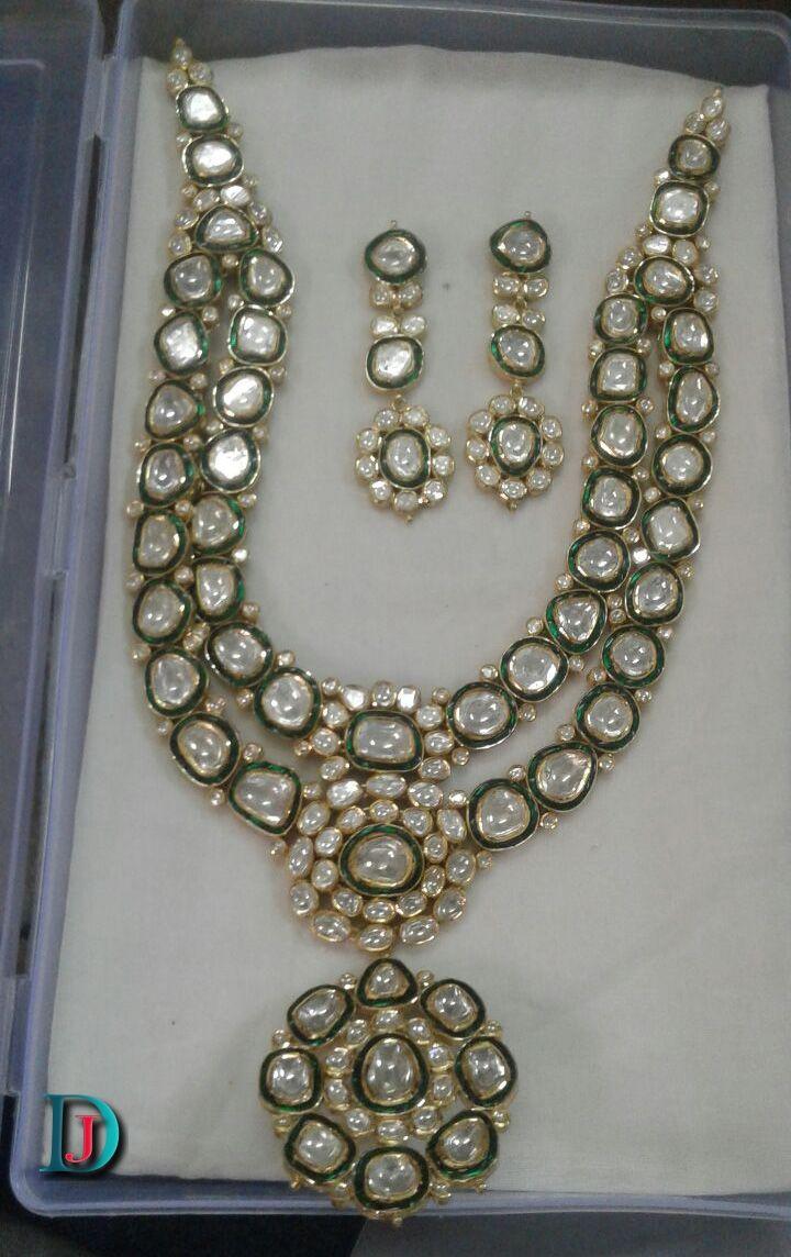 New and Latest Design of Rajasthani Desi gold kundan Necklace 