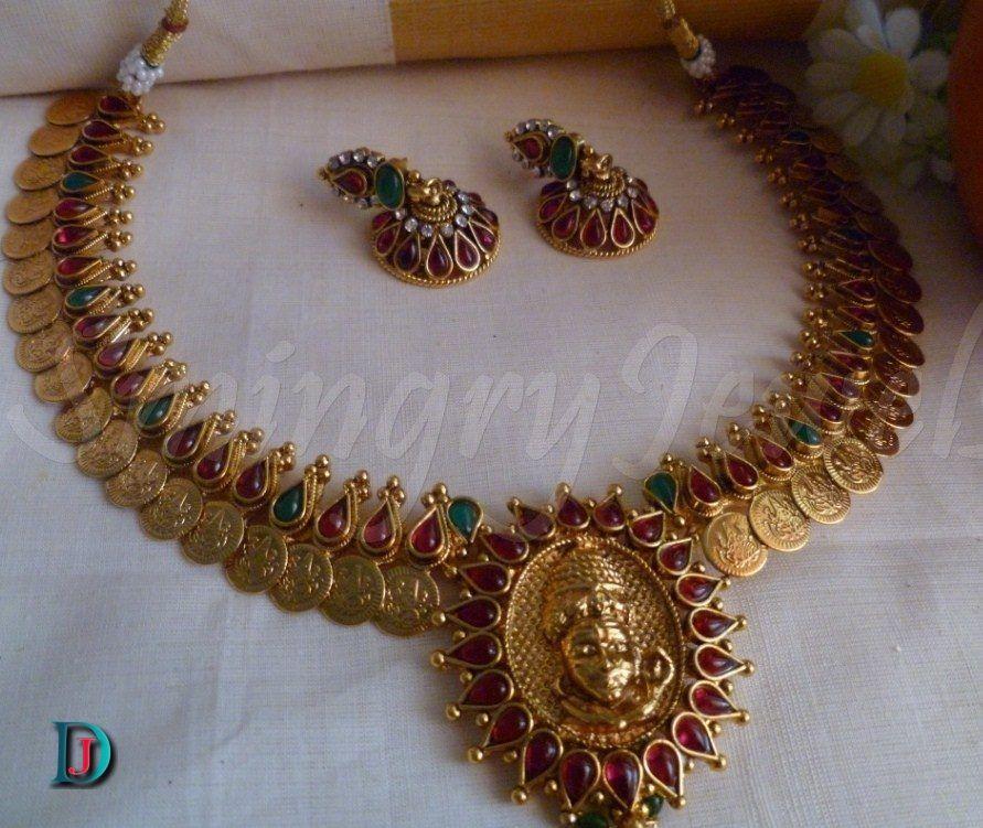 New and Latest Design of Rajasthani Desi gold kundan Necklace 