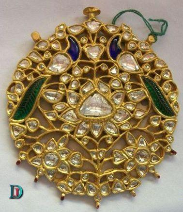 New and Latest Design of Rajasthani Desi gold kundan Gala-Pendal 