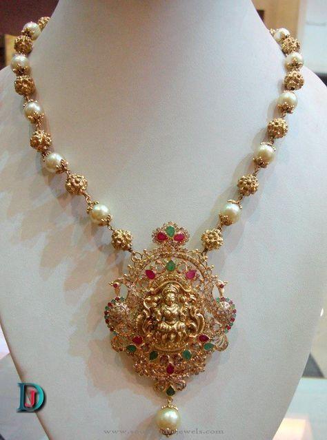 New and Latest Design of Rajasthani Desi gold kundan Gala-Pendal 