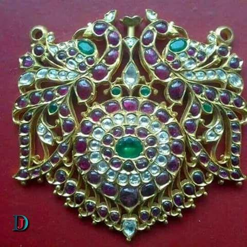 New and Latest Design of Rajasthani Desi gold kundan Gala-Pendal 