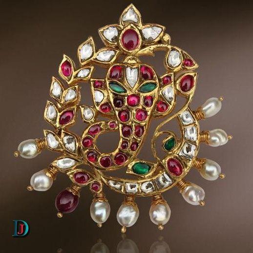 New and Latest Design of Rajasthani Desi gold kundan Gala-Pendal 