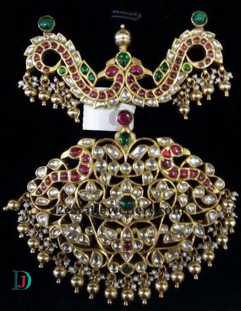 New and Latest Design of Rajasthani Desi gold kundan Gala-Pendal 