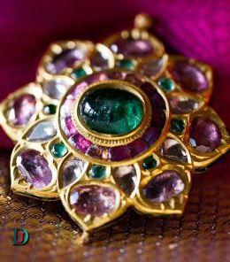 New and Latest Design of Rajasthani Desi gold kundan Gala-Pendal 