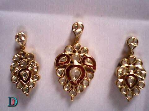 New and Latest Design of Rajasthani Desi gold kundan Gala-Pendal 