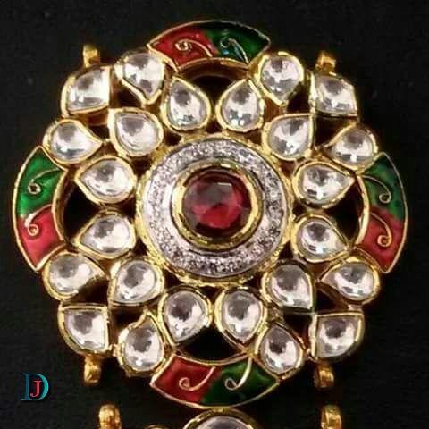 New and Latest Design of Rajasthani Desi gold kundan Gala-Pendal 