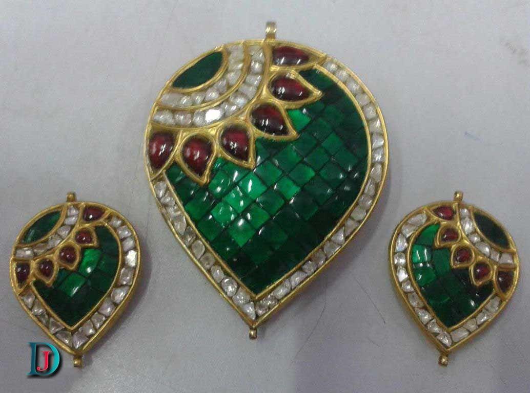 New and Latest Design of Rajasthani Desi gold kundan Gala-Pendal 