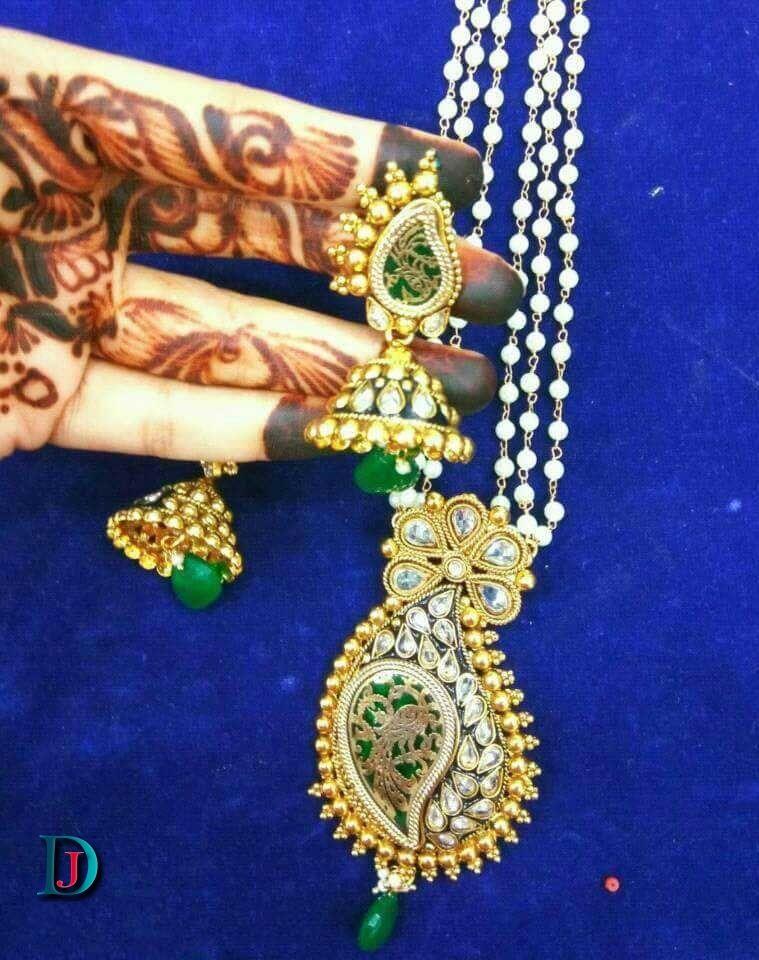 New and Latest Design of Rajasthani Desi gold kundan Gala-Pendal 