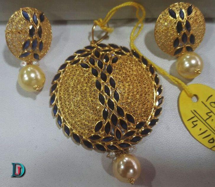 New and Latest Design of Rajasthani Desi gold kundan Gala-Pendal 