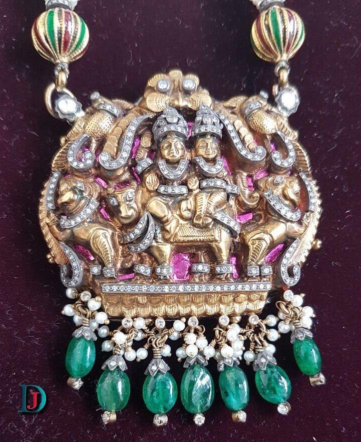 New and Latest Design of Rajasthani Desi gold kundan Gala-Pendal 