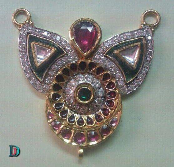 New and Latest Design of Rajasthani Desi gold kundan Gala-Pendal 