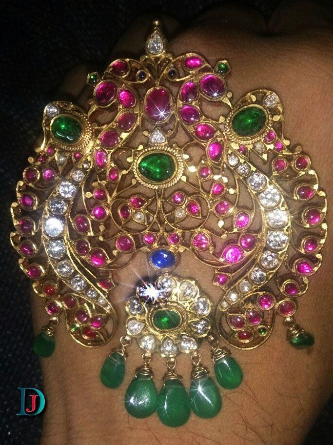 New and Latest Design of Rajasthani Desi gold kundan Gala-Pendal 