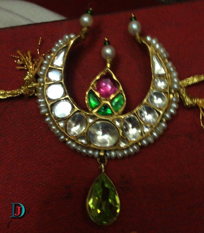 New and Latest Design of Rajasthani Desi gold kundan Gala-Pendal 