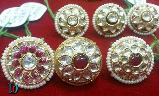 New and Latest Design of Rajasthani Desi gold kundan Rakhdi 