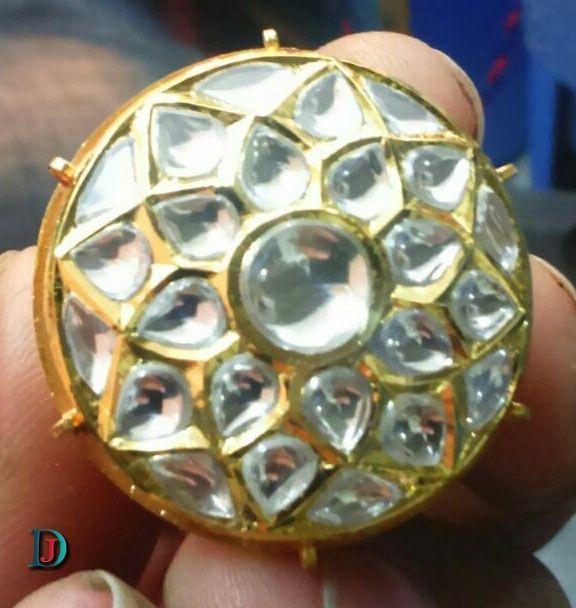 New and Latest Design of Rajasthani Desi gold kundan Rakhdi 