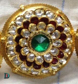 New and Latest Design of Rajasthani Desi gold kundan Rakhdi 