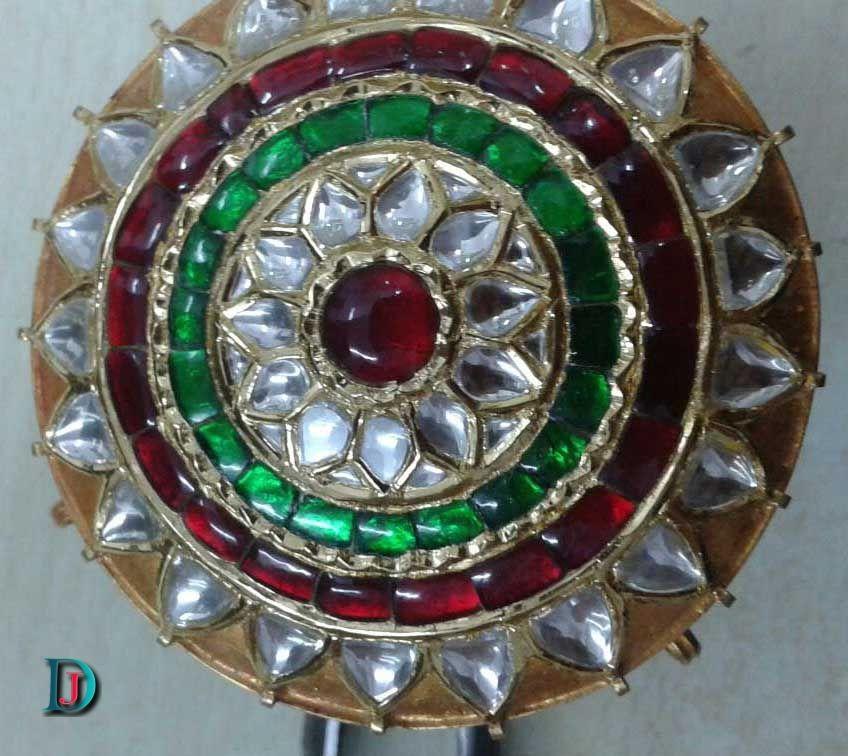 New and Latest Design of Rajasthani Desi gold kundan Rakhdi 