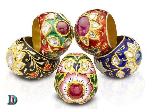 New and Latest Design of Rajasthani Desi gold kundan Ladies-Ring 