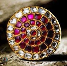 New and Latest Design of Rajasthani Desi gold kundan Ladies-Ring 