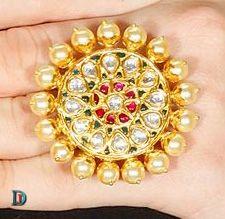 New and Latest Design of Rajasthani Desi gold kundan Ladies-Ring 