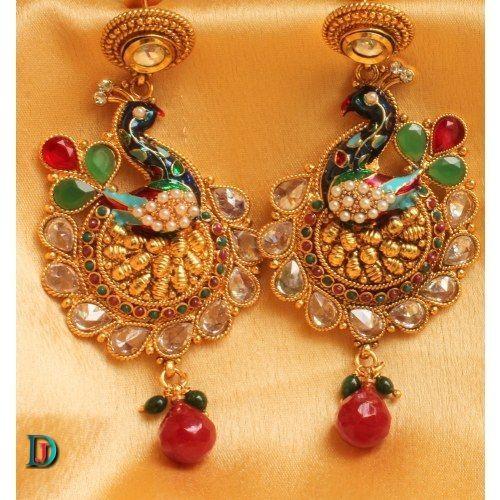 New and Latest Design of Rajasthani Desi gold kundan Ladies-Ring 