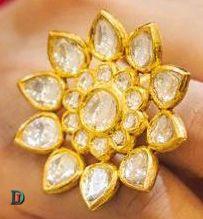 New and Latest Design of Rajasthani Desi gold kundan Ladies-Ring 