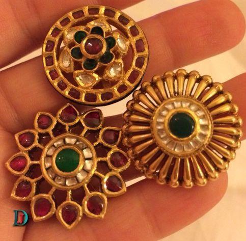New and Latest Design of Rajasthani Desi gold kundan Ladies-Ring 