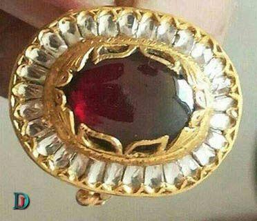 New and Latest Design of Rajasthani Desi gold kundan Ladies-Ring 