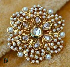 New and Latest Design of Rajasthani Desi gold kundan Ladies-Ring 