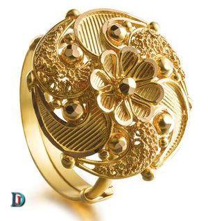 New and Latest Design of Rajasthani Desi gold kundan Ladies-Ring 