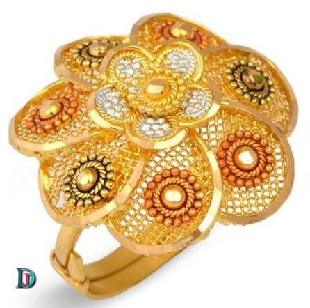 New and Latest Design of Rajasthani Desi gold kundan Ladies-Ring 