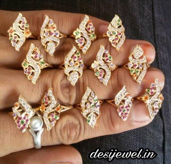 New and Latest Design of Rajasthani Desi gold Ladies-Ring 