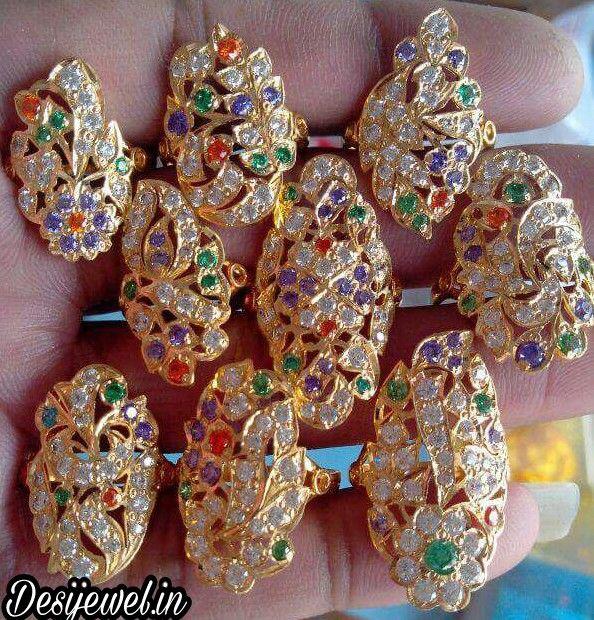 New and Latest Design of Rajasthani Desi gold Ladies-Ring 