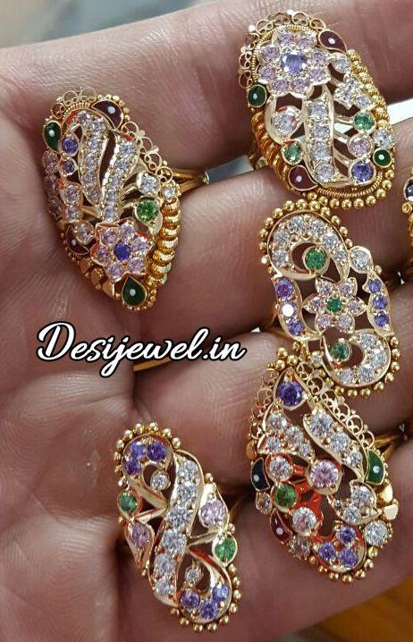 New and Latest Design of Rajasthani Desi gold Ladies-Ring 