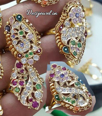 New and Latest Design of Rajasthani Desi gold Ladies-Ring 